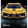 GULY 10622 TÀU HỘ TỐNG 1:8 tỷ lệ 1:8 bộ đồ chơi xếp lắp ráp ghép mô hình Technic KERVTTE SPORTCAR Kỹ Thuật Công Nghệ Cao Mô Hình Phương Tiện 3788 khối