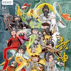 KEKO 1008 TÚI MÙ HÌNH NHỎ FENGSHEN bộ đồ chơi xếp lắp ráp ghép mô hình Movie & Game Phim Và Trò Chơi