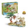 DK 6025 XAVAN bộ đồ chơi xếp lắp ráp ghép mô hình TROPICAL SAVANNA FOREST 755 khối