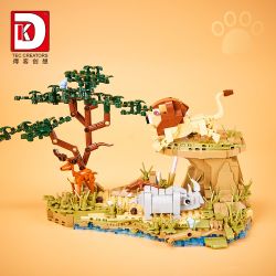 DK 6025 XAVAN bộ đồ chơi xếp lắp ráp ghép mô hình TROPICAL SAVANNA FOREST 755 khối