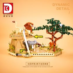 DK 6025 XAVAN bộ đồ chơi xếp lắp ráp ghép mô hình TROPICAL SAVANNA FOREST 755 khối