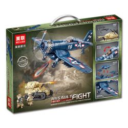 AMERICAN LEAGUE 98304 TIẾN RA PHÍA TRƯỚC XE TĂNG ELEPHANT CỦA ĐỨC MÁY BAY CHIẾN ĐẤU F4U CORSAIR MỸ bộ đồ chơi xếp lắp ráp ghép mô hình Military Army Quân Sự Bộ Đội