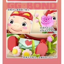 JAKI JK6850 6850 NGƯỜI HỢI TÌNH YÊU NGỌT NGÀO VÀ NỒNG NÀN bộ đồ chơi xếp lắp ráp ghép mô hình Movie & Game GGBOND SWEET INFATUATION Phim Và Trò Chơi