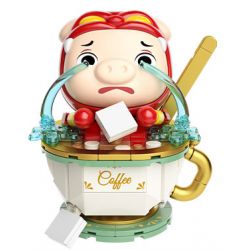 JAKI JK6853 6853 NGƯỜI LỢN CÀ PHÊ KHỐN KHỔ bộ đồ chơi xếp lắp ráp ghép mô hình Movie & Game GGBOND HARD COFFEE Phim Và Trò Chơi