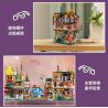ZHEGAO 00426 THỊ TRẤN TRUNG QUỐC bộ đồ chơi xếp lắp ráp ghép mô hình Creator CHINATOWN Sáng Tạo 4653 khối
