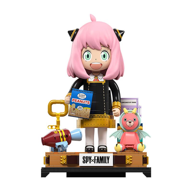 JIALE SPECIAL 33001 SPY PLAY HOUSE ANIYA THAY ĐỔI KHUÔN MẶT bộ đồ chơi xếp lắp ráp ghép mô hình Movie & Game SPY FAMILY Phim Và Trò Chơi 678 khối