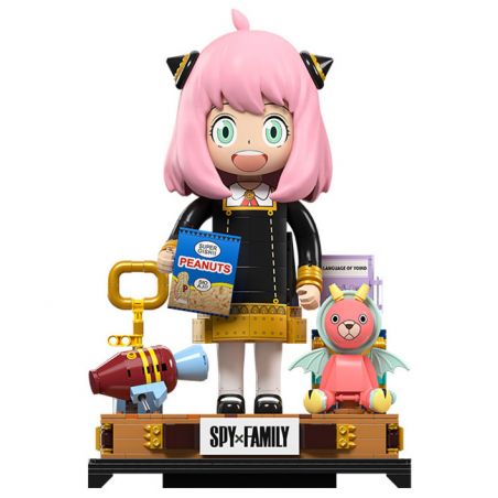 JIALE SPECIAL 33001 SPY PLAY HOUSE ANIYA THAY ĐỔI KHUÔN MẶT bộ đồ chơi xếp lắp ráp ghép mô hình Movie & Game SPY FAMILY Phim Và Trò Chơi 678 khối