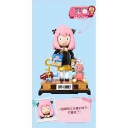 JIALE SPECIAL 33001 SPY PLAY HOUSE ANIYA THAY ĐỔI KHUÔN MẶT bộ đồ chơi xếp lắp ráp ghép mô hình Movie & Game SPY FAMILY Phim Và Trò Chơi 678 khối