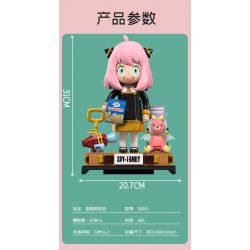 JIALE SPECIAL 33001 SPY PLAY HOUSE ANIYA THAY ĐỔI KHUÔN MẶT bộ đồ chơi xếp lắp ráp ghép mô hình Movie & Game SPY FAMILY Phim Và Trò Chơi 678 khối