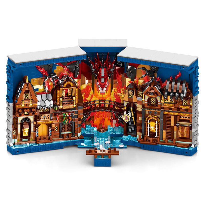 REOBRIX 66035 SÁCH HOBBIT bộ đồ chơi xếp lắp ráp ghép mô hình The Lord Of The Rings Chúa Nhẫn 3398 khối