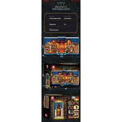 REOBRIX 66035 SÁCH HOBBIT bộ đồ chơi xếp lắp ráp ghép mô hình The Lord Of The Rings Chúa Nhẫn 3398 khối