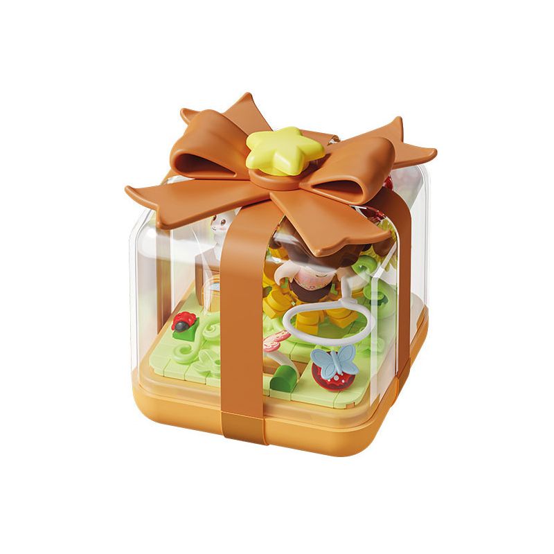 GEKKOSHA 804418 ĐIỀU ƯỚC NGÔI SAO TRÊN ĐẦU NGÓN TAY SỨC HẤP DẪN CỦA TÌNH YÊU bộ đồ chơi xếp lắp ráp ghép mô hình STARWISH RING BOX