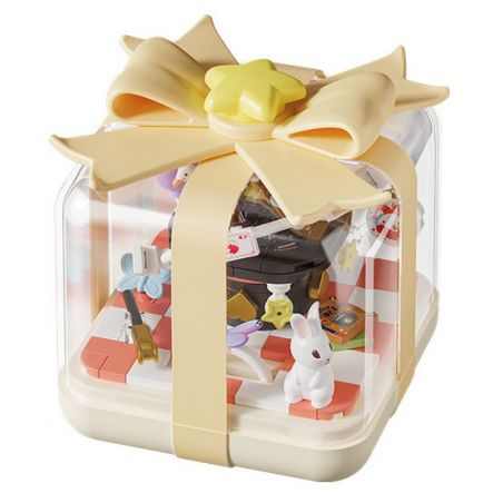 GEKKOSHA 804419 ĐẦU NGÓN TAY ƯỚC SAO GIẢI MÃ NGÔN NGỮ TÌNH YÊU bộ đồ chơi xếp lắp ráp ghép mô hình STARWISH RING BOX