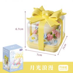 GEKKOSHA 804420 NGÔI SAO ƯỚC MƠ TRÊN ĐẦU NGÓN TAY ÁNH TRĂNG LÃNG MẠN bộ đồ chơi xếp lắp ráp ghép mô hình STARWISH RING BOX