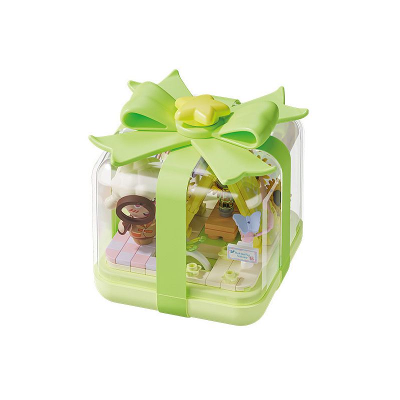 GEKKOSHA 804422 STAR WISH FINGERS HÀNH TRÌNH TÌNH YÊU BẮT ĐẦU bộ đồ chơi xếp lắp ráp ghép mô hình STARWISH RING BOX