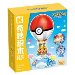 KEEPPLEY K20234 20234 KHINH KHÍ CẦU POKÉMON BALL bộ đồ chơi xếp lắp ráp ghép mô hình Movie & Game Phim Và Trò Chơi