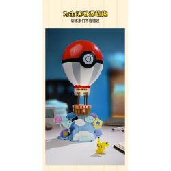 KEEPPLEY K20234 20234 KHINH KHÍ CẦU POKÉMON BALL bộ đồ chơi xếp lắp ráp ghép mô hình Movie & Game Phim Và Trò Chơi