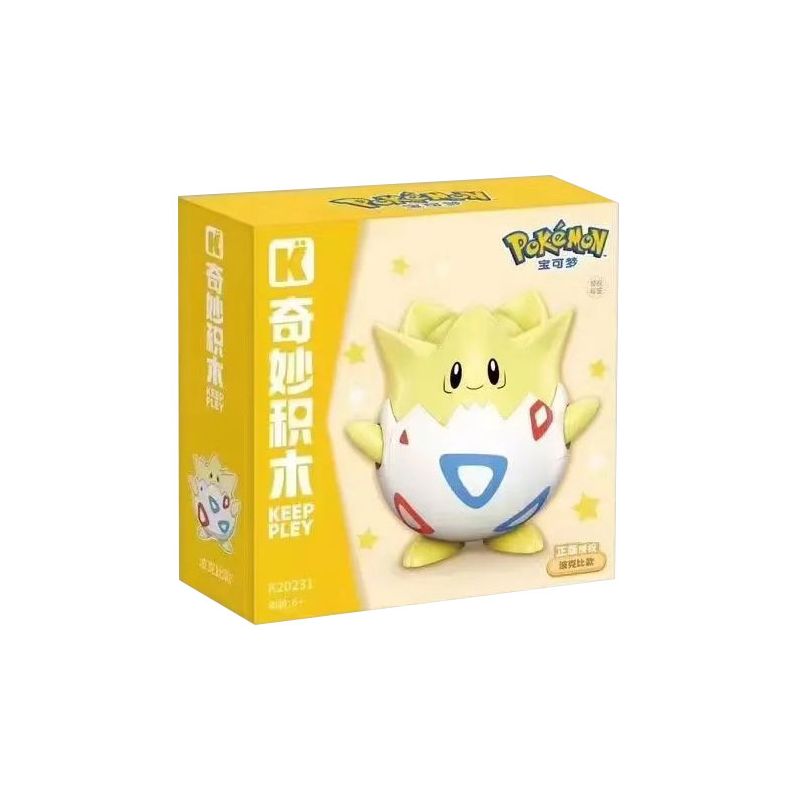 KEEPPLEY K20231 20231 POKÉMON VIVID KUPPY TOGEPI bộ đồ chơi xếp lắp ráp ghép mô hình Movie & Game Phim Và Trò Chơi