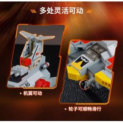 KEEPPLEY 75086 XE SIÊU ANH HÙNG CÁNH BAY GUYS bộ đồ chơi xếp lắp ráp ghép mô hình Movie & Game Phim Và Trò Chơi