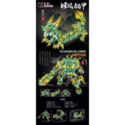 CACO 2276 CƠ KHÍ TRUNG QUỐC THANH LONG bộ đồ chơi xếp lắp ráp ghép mô hình 666 khối