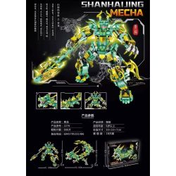 CACO 2276 CƠ KHÍ TRUNG QUỐC THANH LONG bộ đồ chơi xếp lắp ráp ghép mô hình 666 khối