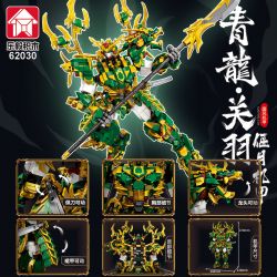 LE YI 62030 THANH LONG QUAN VŨ YANYUE MECHA bộ đồ chơi xếp lắp ráp ghép mô hình 2068 khối