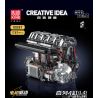 MouldKing 10087 Mould King 10087 DẪN ĐỘNG CƠ XĂNG 4 XI-LANH THẲNG HÀNG bộ đồ chơi xếp lắp ráp ghép mô hình Technic L4 Kỹ Thuật Công Nghệ Cao Mô Hình Phương Tiện 1787 khối