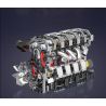 MouldKing 10087 Mould King 10087 DẪN ĐỘNG CƠ XĂNG 4 XI-LANH THẲNG HÀNG bộ đồ chơi xếp lắp ráp ghép mô hình Technic L4 Kỹ Thuật Công Nghệ Cao Mô Hình Phương Tiện 1787 khối