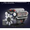 MouldKing 10088 Mould King 10088 DẪN ĐỘNG CƠ 8 XI-LANH KIỂU CHỮ V bộ đồ chơi xếp lắp ráp ghép mô hình Technic V8 ENGINE Kỹ Thuật Công Nghệ Cao Mô Hình Phương Tiện 535 khối