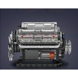 MouldKing 10088 Mould King 10088 DẪN ĐỘNG CƠ 8 XI-LANH KIỂU CHỮ V bộ đồ chơi xếp lắp ráp ghép mô hình Technic V8 ENGINE Kỹ Thuật Công Nghệ Cao Mô Hình Phương Tiện 535 khối