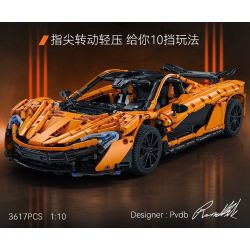 CADA DOUBLEE C61513 61513 SIÊU XE SÁT THỦ MỈM CƯỜI 1:10 tỷ lệ 1:10 bộ đồ chơi xếp lắp ráp ghép mô hình Technic Kỹ Thuật Công Nghệ Cao Mô Hình Phương Tiện 3617 khối