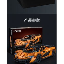 CADA DOUBLEE C61513 61513 SIÊU XE SÁT THỦ MỈM CƯỜI 1:10 tỷ lệ 1:10 bộ đồ chơi xếp lắp ráp ghép mô hình Technic Kỹ Thuật Công Nghệ Cao Mô Hình Phương Tiện 3617 khối