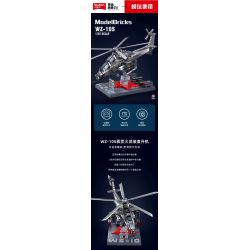 SLUBAN M38-B1233 B1233 1233 M38B1233 38-B1233 KHU VUI CHƠI MÔ HÌNH TRỰC THĂNG VŨ TRANG WZ-10S 1:35 tỷ lệ 1:35 bộ đồ chơi xếp lắp ráp ghép mô hình Military Army Quân Sự Bộ Đội