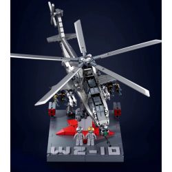 SLUBAN M38-B1233 B1233 1233 M38B1233 38-B1233 KHU VUI CHƠI MÔ HÌNH TRỰC THĂNG VŨ TRANG WZ-10S 1:35 tỷ lệ 1:35 bộ đồ chơi xếp lắp ráp ghép mô hình Military Army Quân Sự Bộ Đội