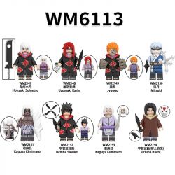 WM 2153 2154 6113 2147 2148 2149 2150 2151 2152 NARUTO MINIFIGURES 8 PHONG CÁCH bộ đồ chơi xếp lắp ráp ghép mô hình Movie & Game Phim Và Trò Chơi