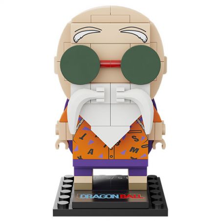 PANTASY 99119 DRAGON BALL RÙA SENNIN bộ đồ chơi xếp lắp ráp ghép mô hình Brickheadz Nhân Vật Đầu To 300 khối