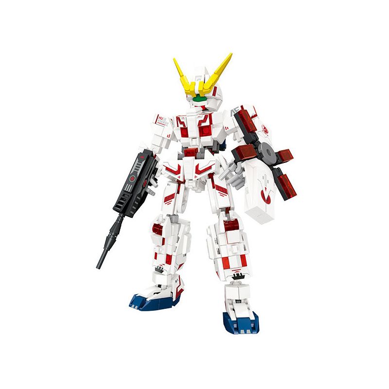 JIESTAR FF20020 20020 MECHA UNICORN BIẾN HÌNH THỨ HAI bộ đồ chơi xếp lắp ráp ghép mô hình Technic TRANSFORMING MECHA Kỹ Thuật Công Nghệ Cao Mô Hình Phương Tiện 394 khối