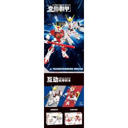JIESTAR FF20020 20020 MECHA UNICORN BIẾN HÌNH THỨ HAI bộ đồ chơi xếp lắp ráp ghép mô hình Technic TRANSFORMING MECHA Kỹ Thuật Công Nghệ Cao Mô Hình Phương Tiện 394 khối