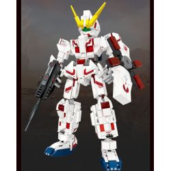 JIESTAR FF20020 20020 MECHA UNICORN BIẾN HÌNH THỨ HAI bộ đồ chơi xếp lắp ráp ghép mô hình Technic TRANSFORMING MECHA Kỹ Thuật Công Nghệ Cao Mô Hình Phương Tiện 394 khối