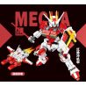 JIESTAR FF20021 20021 MECHA XUNG ĐỎ THỨ HAI bộ đồ chơi xếp lắp ráp ghép mô hình Technic TRANSFORMING MECHA Kỹ Thuật Công Nghệ Cao Mô Hình Phương Tiện 374 khối