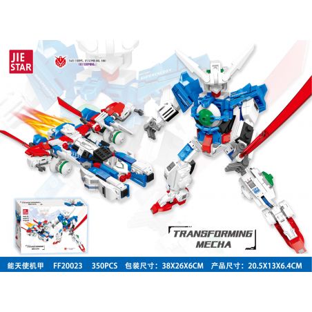 JIESTAR FF20023 20023 MECHA THIÊN THẦN BIẾN HÌNH THỨ HAI bộ đồ chơi xếp lắp ráp ghép mô hình Technic TRANSFORMING MECHA Kỹ Thuật Công Nghệ Cao Mô Hình Phương Tiện 350 khối