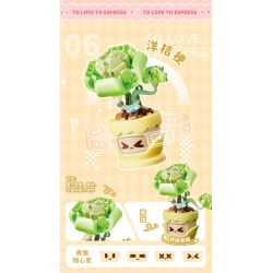 GEKKOSHA 804432 NGÔN NGỮ HOA TÌNH CẢM LAN NAM PHI bộ đồ chơi xếp lắp ráp ghép mô hình Creator Sáng Tạo