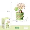 GEKKOSHA 804433 NGÔN NGỮ HOA TÌNH CẢM CUIZHU bộ đồ chơi xếp lắp ráp ghép mô hình Creator Sáng Tạo