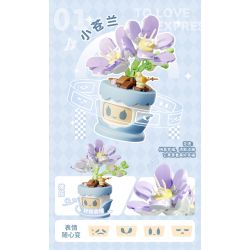 GEKKOSHA 804433 NGÔN NGỮ HOA TÌNH CẢM CUIZHU bộ đồ chơi xếp lắp ráp ghép mô hình Creator Sáng Tạo