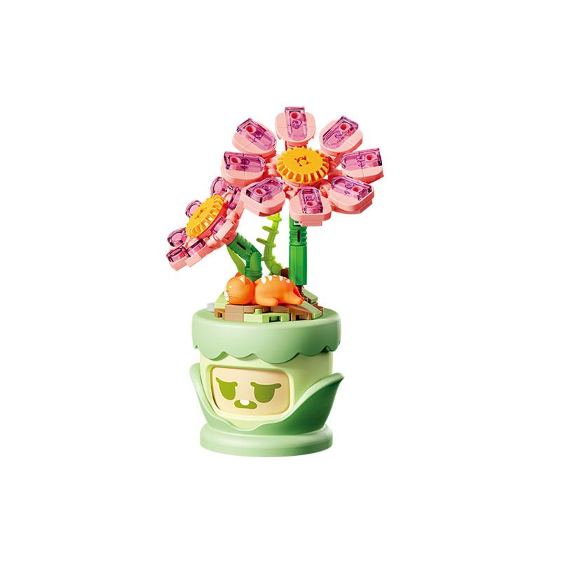 GEKKOSHA 804428 NGÔN NGỮ HOA TÌNH CẢM VŨ TRỤ bộ đồ chơi xếp lắp ráp ghép mô hình Creator Sáng Tạo