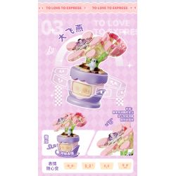 GEKKOSHA 804428 NGÔN NGỮ HOA TÌNH CẢM VŨ TRỤ bộ đồ chơi xếp lắp ráp ghép mô hình Creator Sáng Tạo