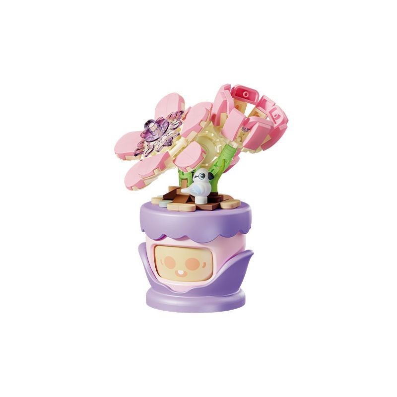 GEKKOSHA 804434 NGÔN NGỮ HOA TÌNH CẢM DA FEIYAN bộ đồ chơi xếp lắp ráp ghép mô hình Creator Sáng Tạo