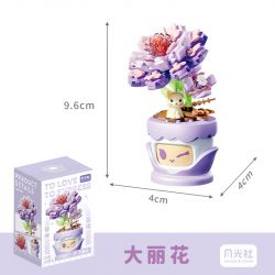 GEKKOSHA 804427 NGÔN NGỮ HOA TÌNH CẢM THƯỢC DƯỢC bộ đồ chơi xếp lắp ráp ghép mô hình Creator Sáng Tạo