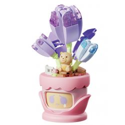 GEKKOSHA 804431 NGÔN NGỮ HOA TÌNH CẢM TULIP bộ đồ chơi xếp lắp ráp ghép mô hình Creator Sáng Tạo