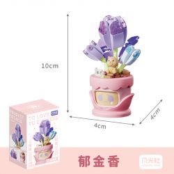 GEKKOSHA 804431 NGÔN NGỮ HOA TÌNH CẢM TULIP bộ đồ chơi xếp lắp ráp ghép mô hình Creator Sáng Tạo